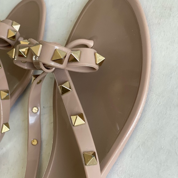VALENTINO GARAVANI RockStuds Sandal women’s size EU 39 USA size 8 worn twice - Picture 7 of 10